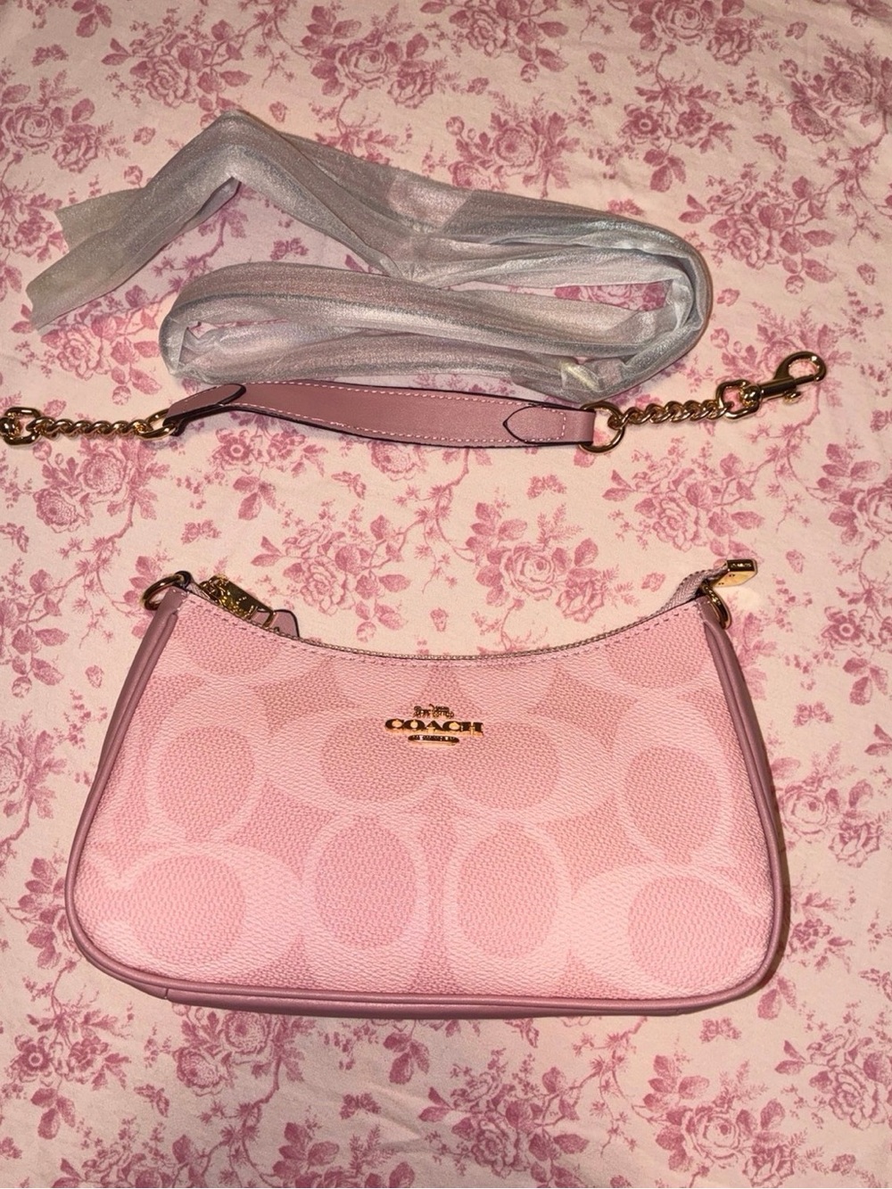 Coach Pink teri shoulder bag